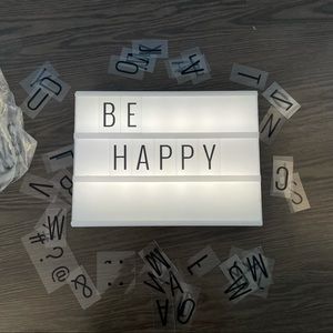 Glowing Light up Letterboard